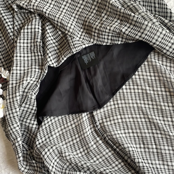 High low skirt from H&M in gingham checks - NWT - Picture 7 of 9